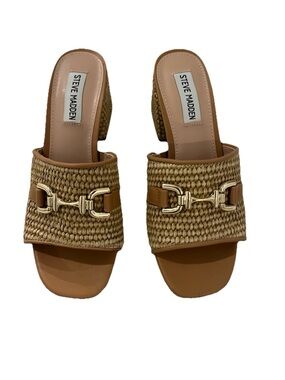 Steve Madden Santana Block-Heel Buckle Dress Sandals